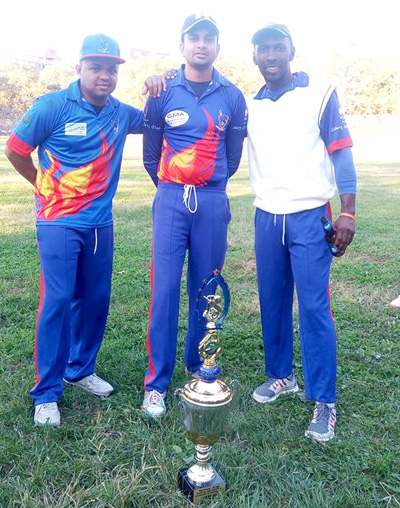 Clain Williams 41*, right, and Trevor Henry 36*, left spearheaded the chase of 88 to secure the Championship!