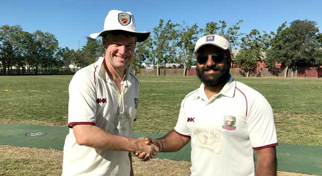 Napa Valley Cricket Club Plays First Ever Match In Downtown Napa In Searing Temperatures