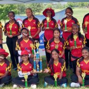 State Girls Team Plays Historic First Series