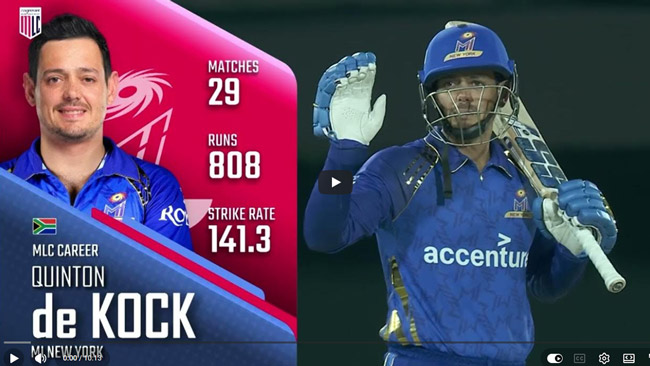 2026 Major League Cricket: MI New York vs Texas Super Kings