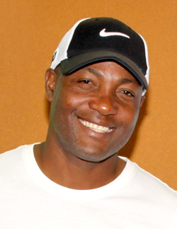 Brian Lara is one of the many star to feature in the charity game.