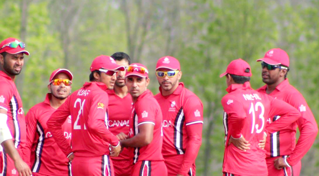 Canada during the ICC Americas Division 1 tournament which was recently held in USA. Photo Ali Ebrahim