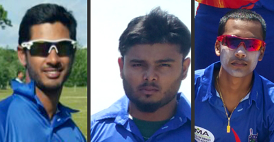 Hemendra Ramdihal, Vijendra Singh and Leon Mohabir scalped 2 wickets each. 