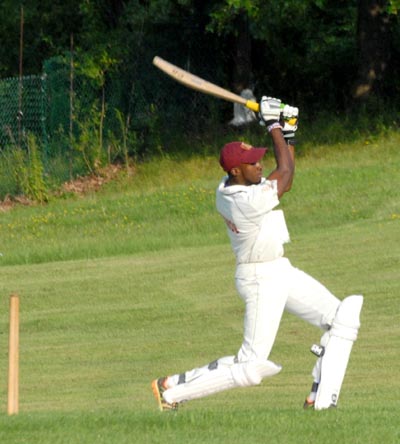 Ralston Levy led Cosmos batting with 39.