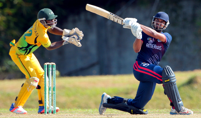 Ruvindu Gunasekara led ICC Americas batting with a brilliant 87. Photos by WICB Media/Ashley Allen