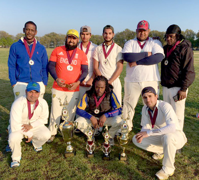 The victorious Brooklyn Cricket League President's Eleven team. Photo by Rawle Jackman