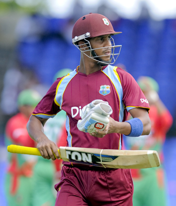 Lendl Simmons will represent the St. Kitts & Nevis Patriots in this year’s Hero Caribbean Premier League. WICB Media Photo/Randy Brooks