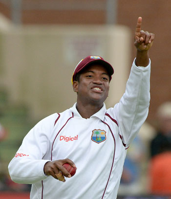 Leon Johnson will lead a WICB President’s XI against India starting on Saturday. Photo by Duif du Toit/Gallo Images