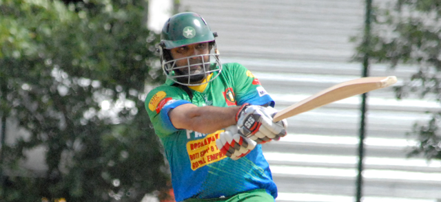 Shahid Shahzad led Everest batting with a brilliant 78. Photo by Shiek Mohamed