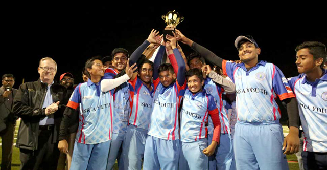 Under-15 winner, San Ramon Cricket Association.