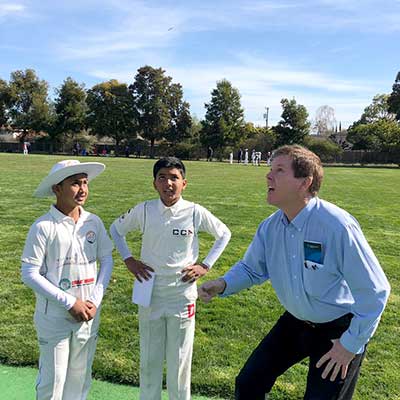 Northern California Cricket Association youth cricket coin toss