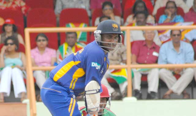 Sanath Jayasuriya batting