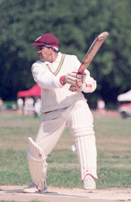 Ashmul Ali batting