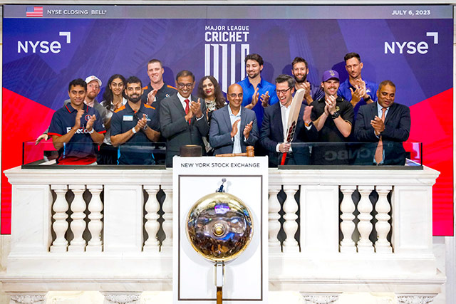 Major League Cricket at New York Stock Exchange