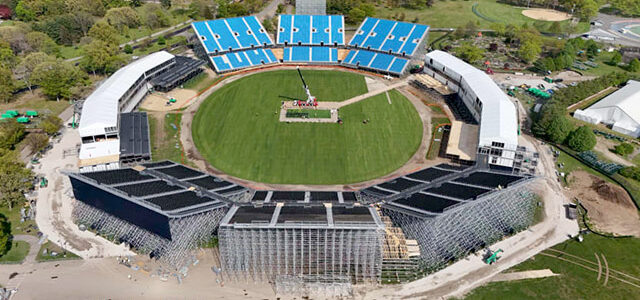 Nassau County International Cricket Stadium Approaches Completion