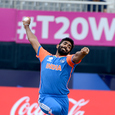 Jasprit Bumrah bowling in new york