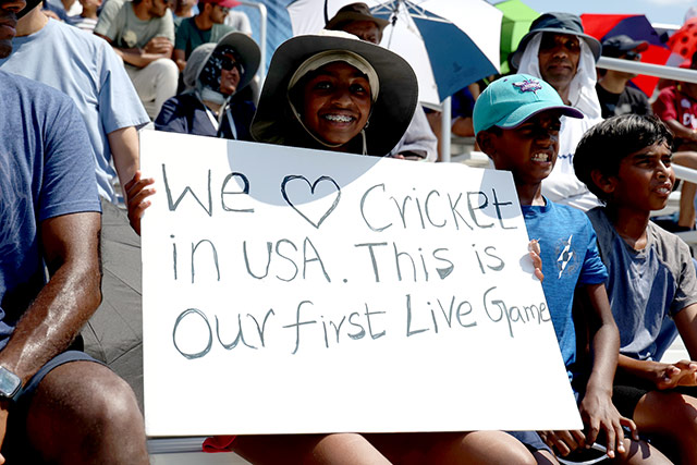 usa young cricket fans