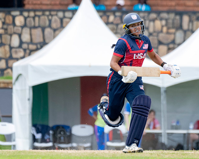 Isani Vaghela running